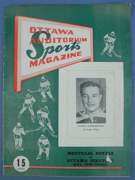 P50 1954 Ottawa Senators Playoffs